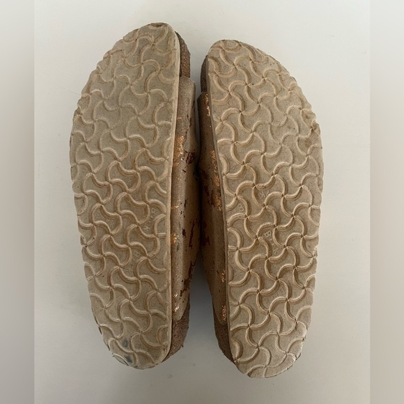 Birkenstock Arizona Khaki with Copper Splashes Big Buckle Sandals, size 42 - Picture 8 of 10